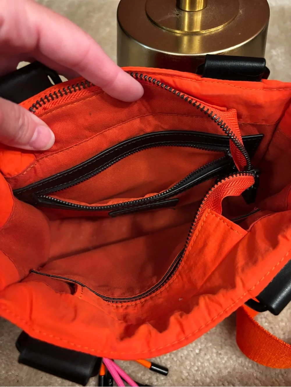 Saint and Sofia Mini Penny Tote Bag Orange